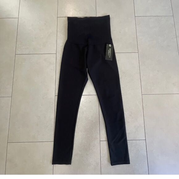 Sandpiper Maternity Leggings Pants size XL Black - Picture 1 of 8